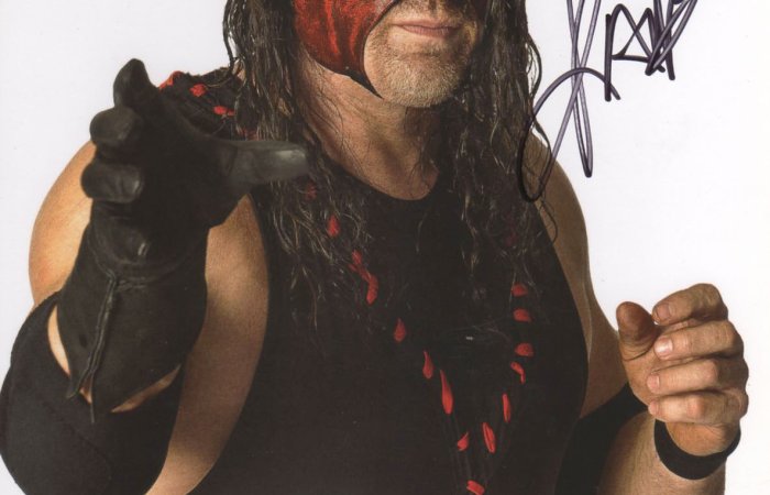 Signed 8x10 Kane (Glenn Jacobs) WWE